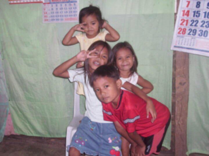 Siblings with our cousin